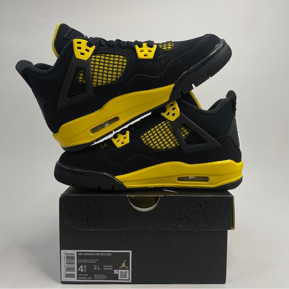 Nike Air Jordan 4 Retro GS “Thunder/Tour Yellow” 2023 - Picture 3 of 4